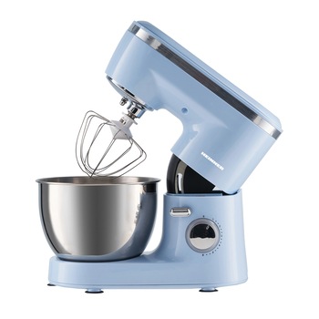 Mixer planetar Heinner Elipticity 1000 HPM-L1000BL, 1000W, bol inox 4L, angrenaje metalice, tel inox, 6 viteze + Pulse, Albastru Mixer planetar Heinner Elipticity 1000 HPM-L1000BL, 1000W, bol inox 4L, angrenaje metalice, tel inox, 6 viteze + Pulse, Albastru