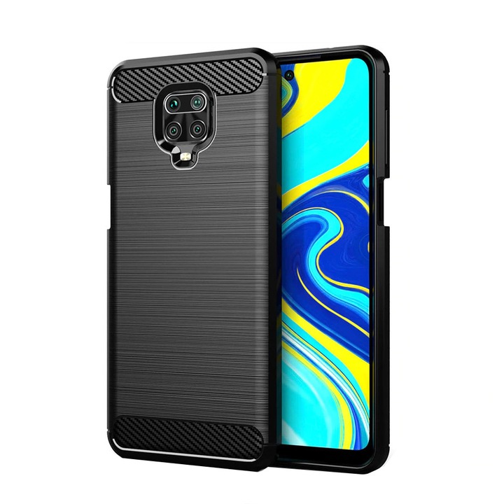 Husa OptimCarbon Bare Metal Line Ultra Protect Corner Air, Xiaomi Mi Note 9 PRO
