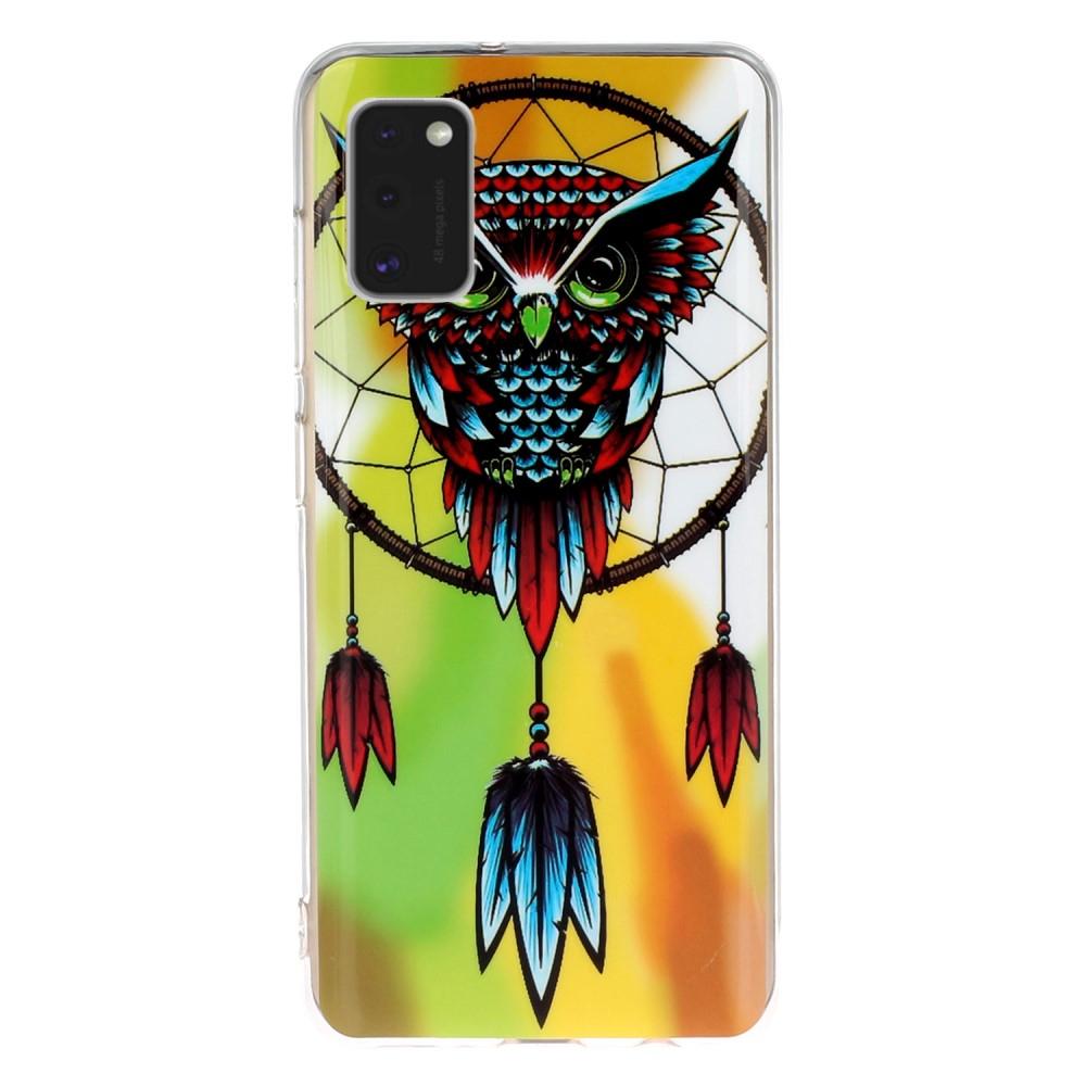 Husa Samsung Galaxy A41 model Owl Mandala, Fosforescenta, Antisoc, Viceversa Multicolor