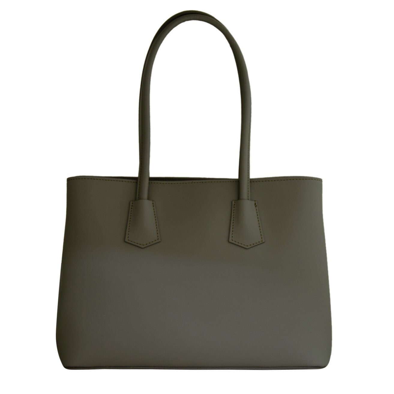 Geanta de dama din piele naturala Eva Bags, Rebeca taupe