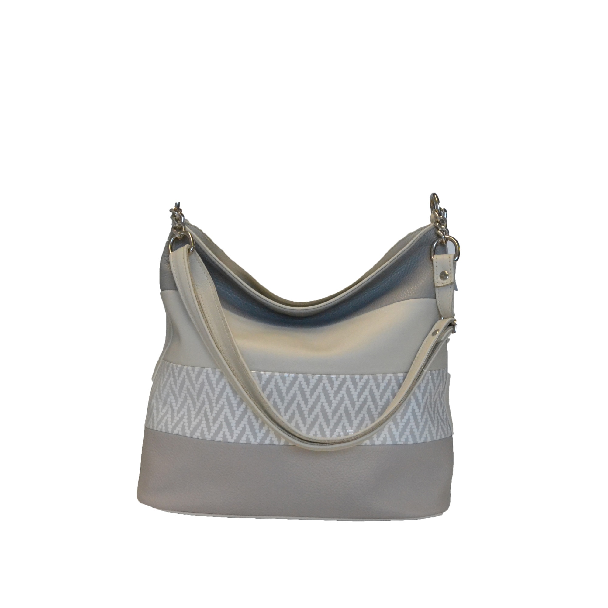 Geanta dama,Zea,piele bej,30x14x30