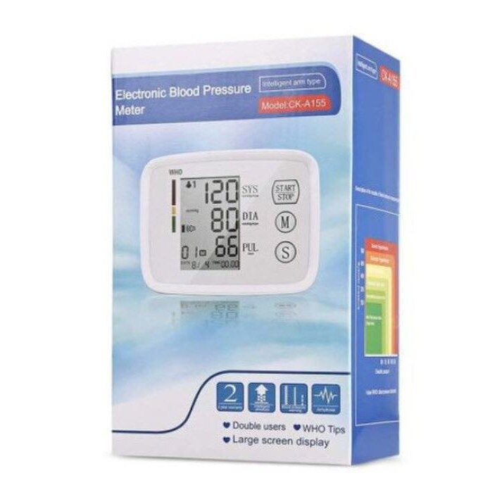 Tensiometru medical CKA155 cu afisat LCD, scanare puls, compresie