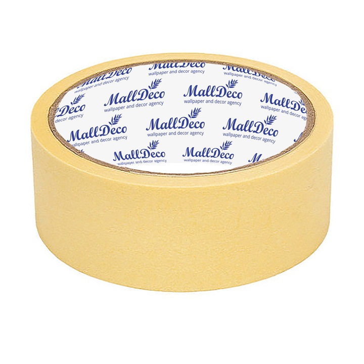 Самозалепваща лента MallDeco PREMIUM , Хартиена , Y 38mm x 20m x 140 микрона, 4 броя