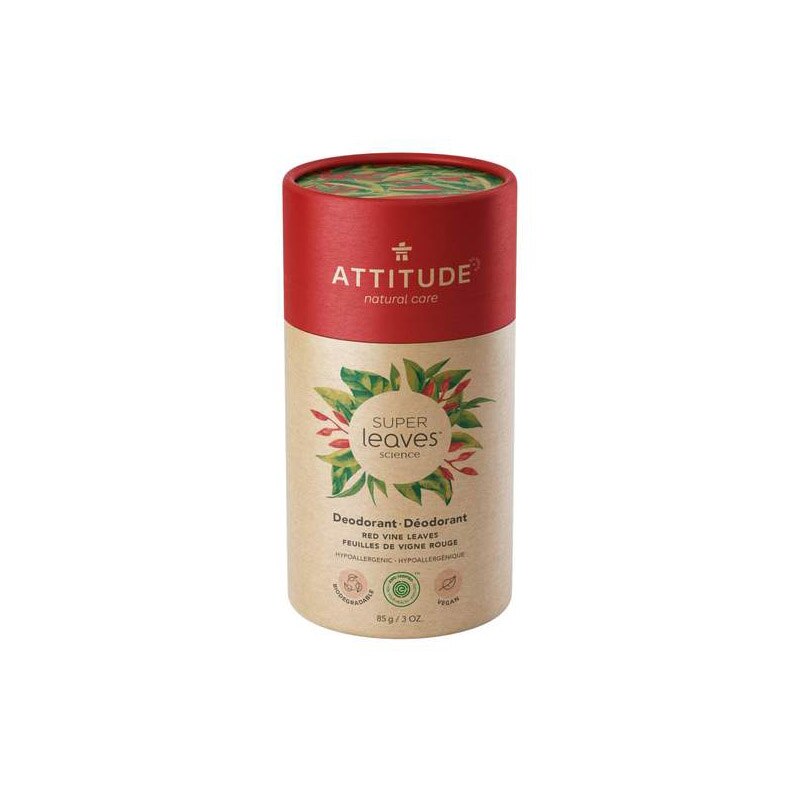 Deodorant stick natural Attitude Superleaves, frunze de vita de vie, 85 g