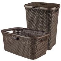 set de 2 cosuri de rufe curver polipropilena 45 x 34 x 62 cm maro imagen 57_0_
0