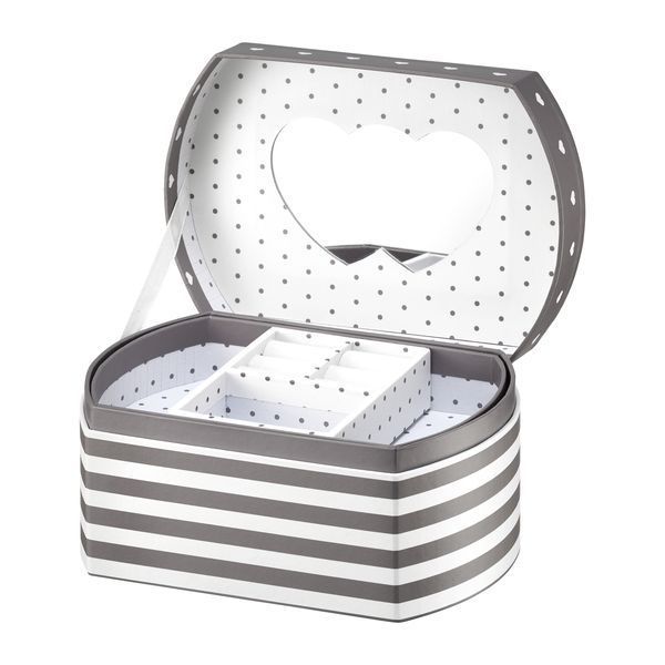 Cutie de bijuterii cu oglinda, Ambition, 16,5x11x8,5cm classic Look