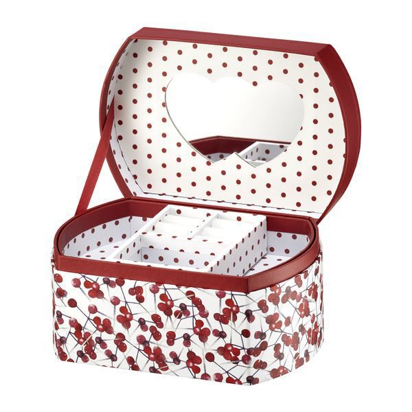 Cutie de bijuterii cu oglinda, Ambition, 16,5x11x8,5cm holly Look