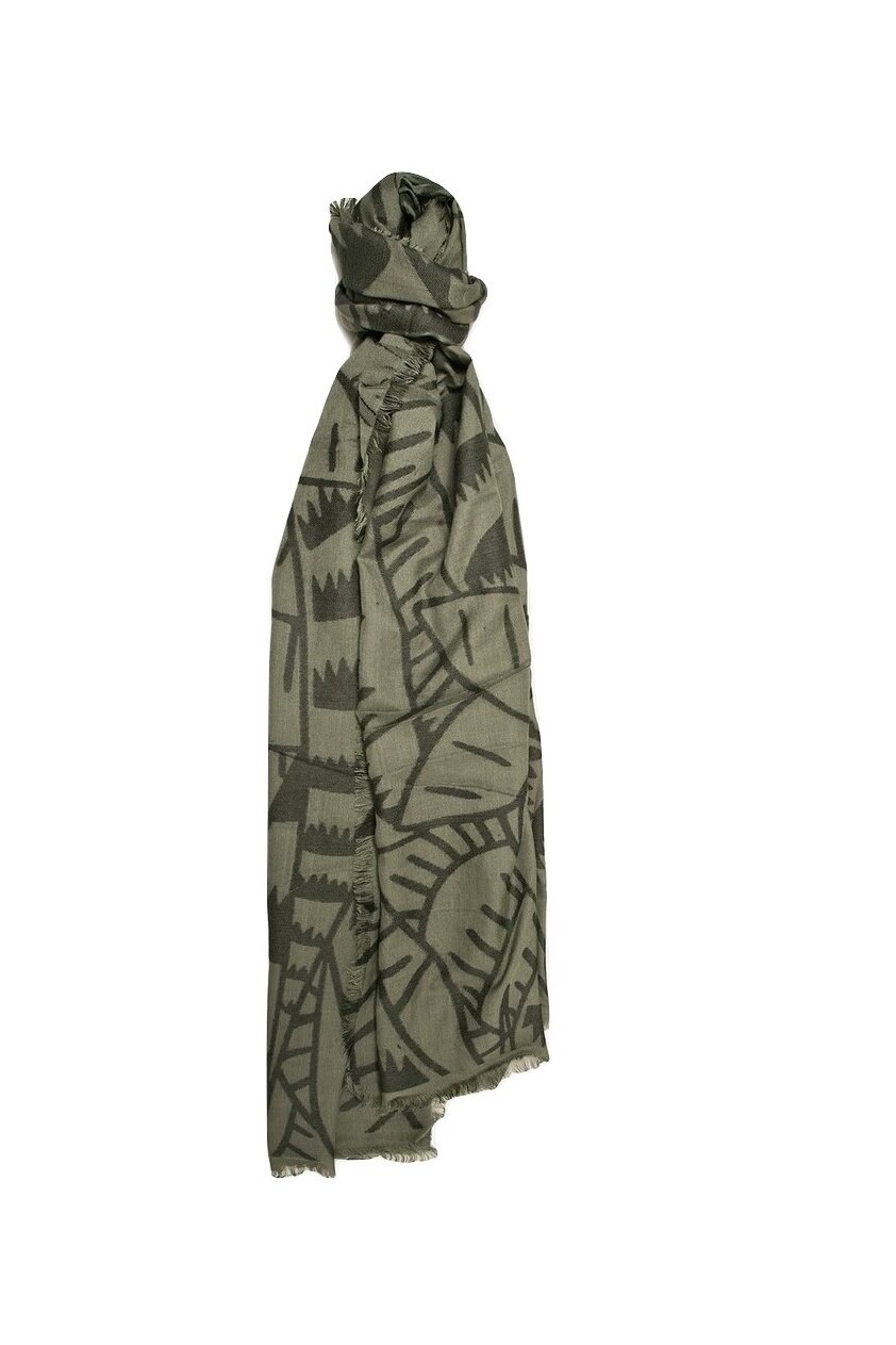 Esarfa, Desigual 72W9WA5, Verde militar