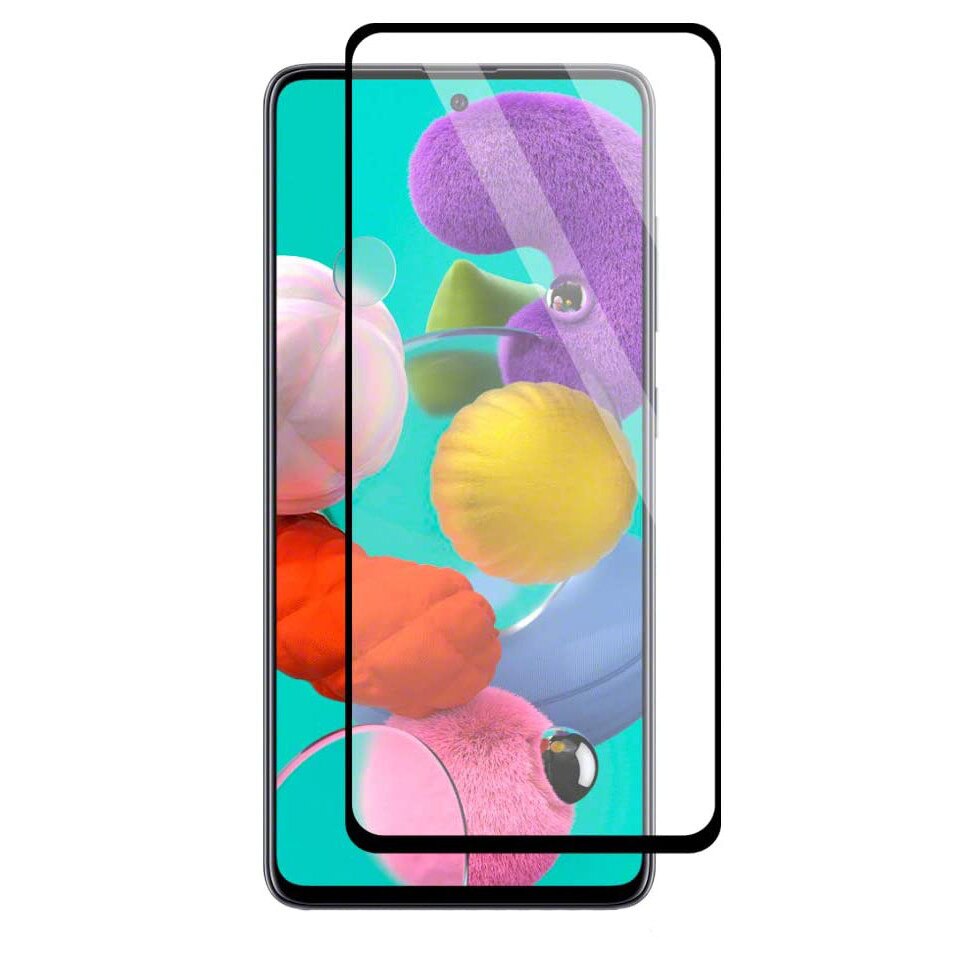 Folie sticla Samsung Galaxy A51, 5D, se lipeste pe tot ecranul (Full Glue), acopera tot ecranul (Case Friendly)