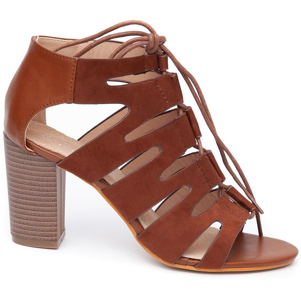 Sandale dama Salma cu siret, Maro, Maro