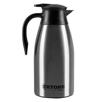 Cana termorezistenta Ertone MN-448, de 2 L, design modern, Inox Cana termorezistenta Ertone MN-448, de 2 L, design modern, Inox