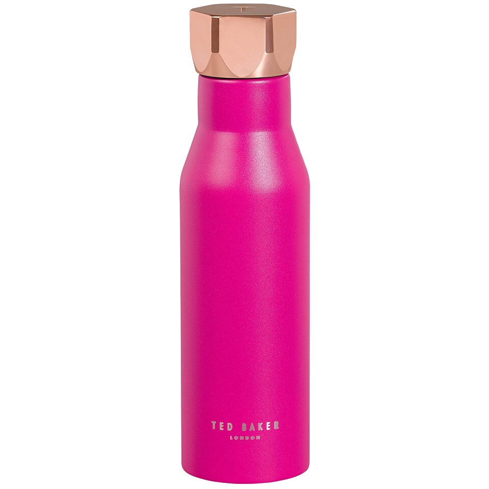Sticla termoizolanta pentru bauturi Ted Baker, otel inoxidabil, 500 ml, roz