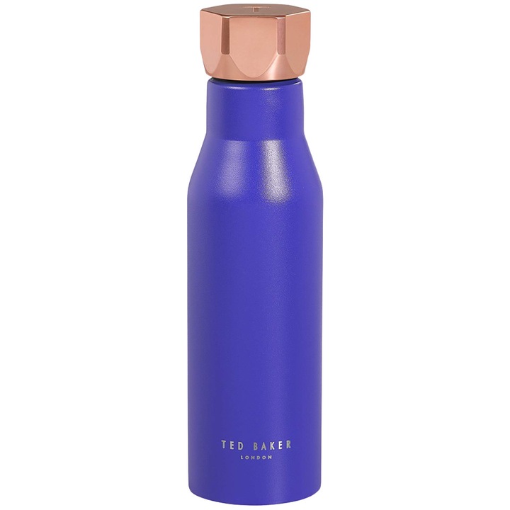Ted Baker термоизолираща бутилка за напитки, неръждаема стомана, 500 ml, синя