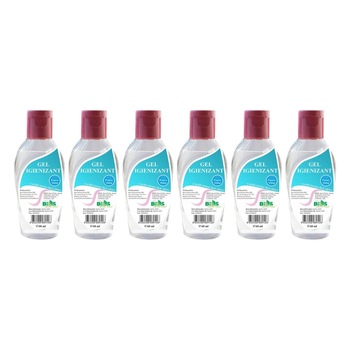 Gel Igienizant (de buzunar), pentru maini, 60 ml, set 6 bucati Gel Igienizant (de buzunar), pentru maini, 60 ml, set 6 bucati