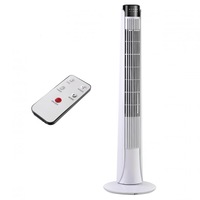 Ventilator turn Timeless Tools, cu telecomanda, inaltime 92 cm, Alb