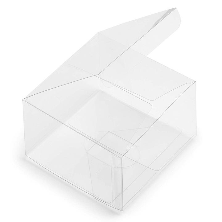 Комплект от 50 прозрачни ацетофанови кутии, Createur, 60x50x260 мм