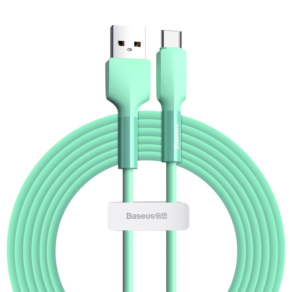 Cablu Baseus Silica Gel Usb-C Cable 2A 2M (Green)