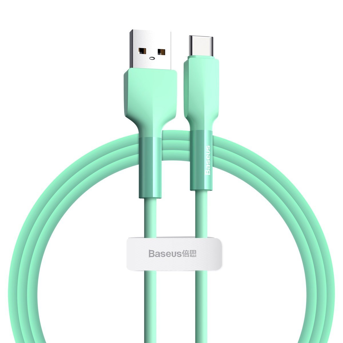 Cablu Baseus Silica Gel Usb-C Cable 3A 1M (Green)