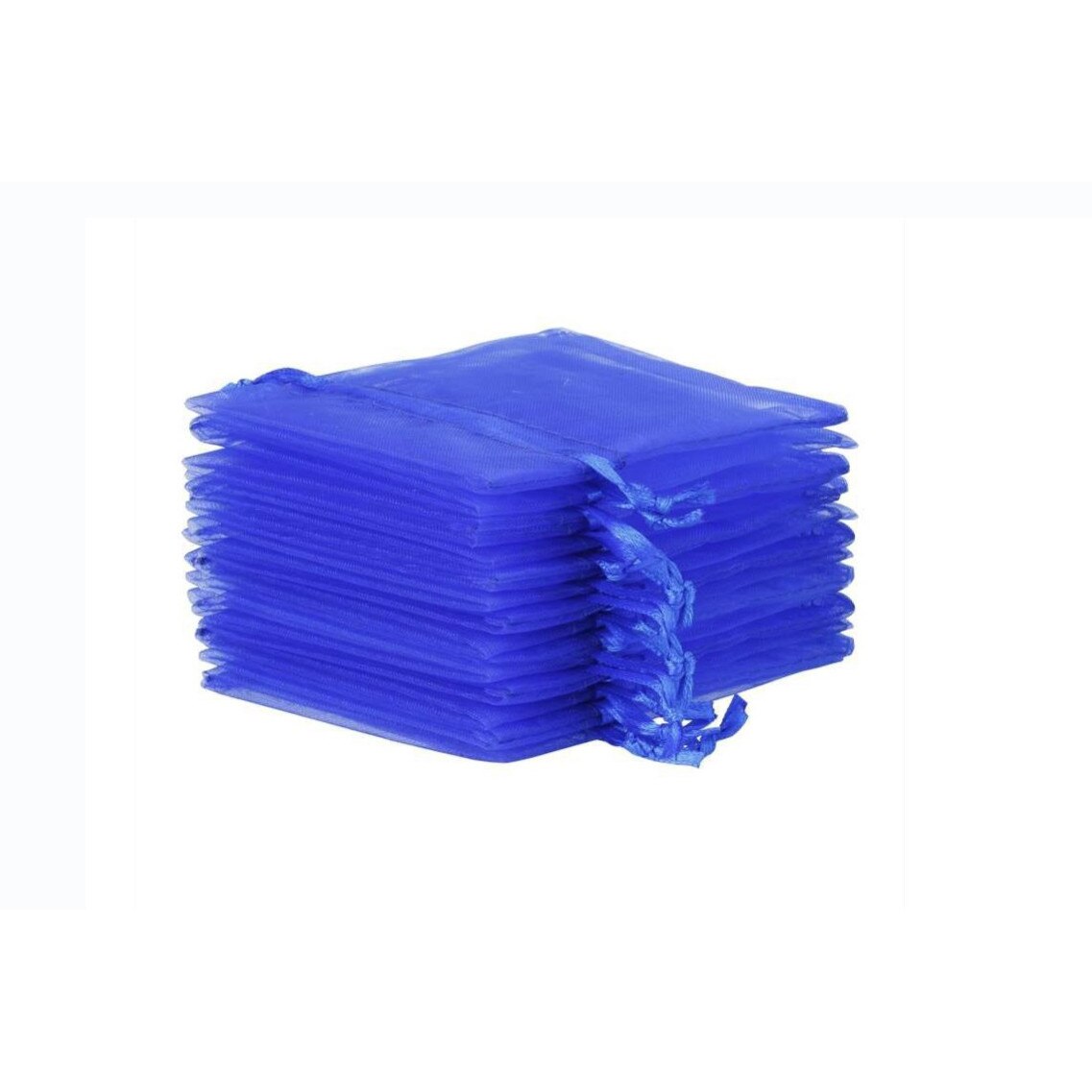 Saculeti organza, 5x7 cm, 25 bucati, Dark Blue , OBAGSMALL