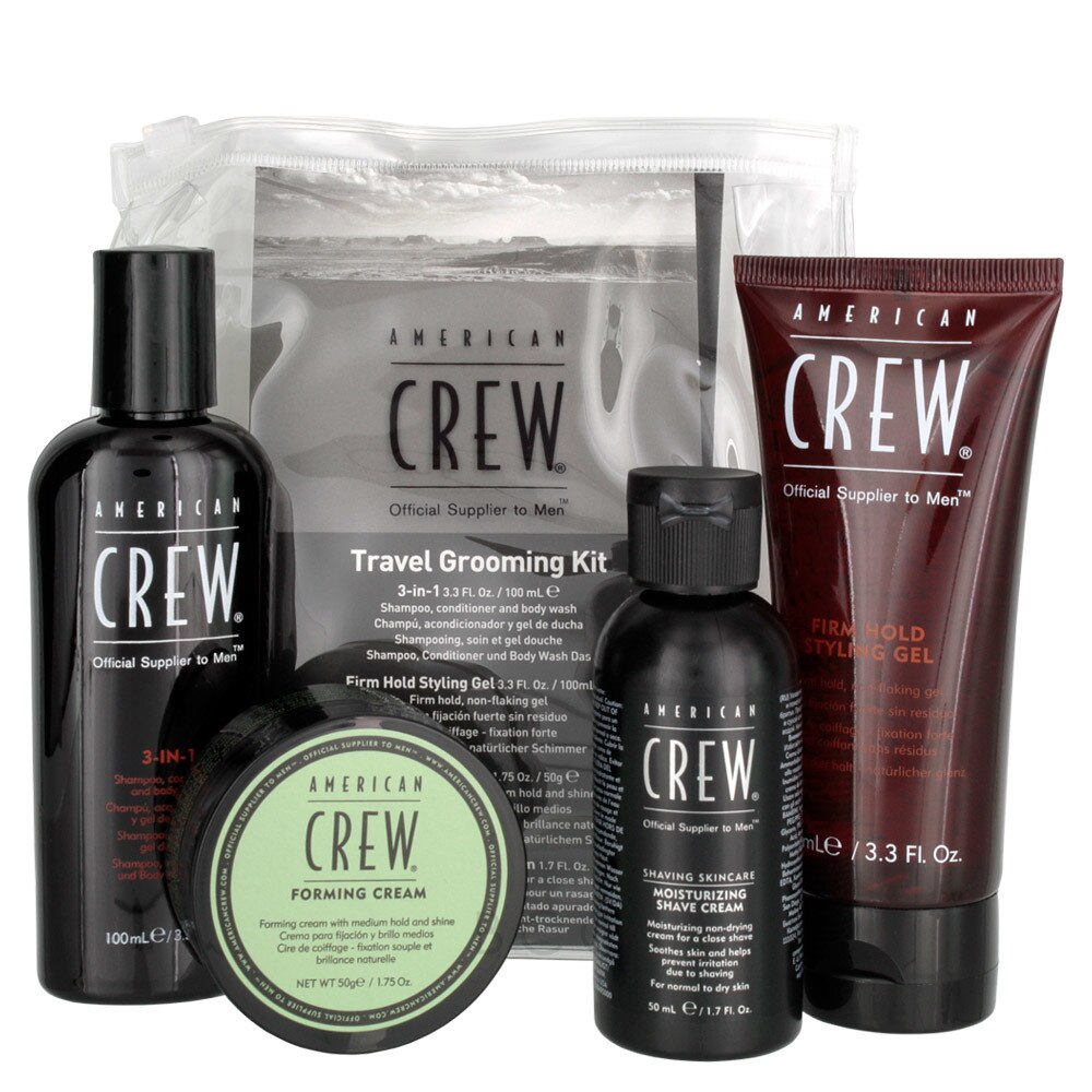 Set pentru ingrijire American Crew Travel Kit, 2x100ml+2x50ml