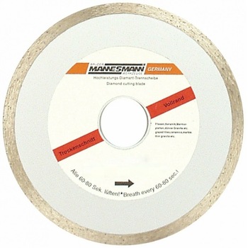 Disc diamantat continuu pentru fierastrau circular Mannesmann M1244-178, Ø180 mm Disc diamantat continuu pentru fierastrau circular Mannesmann M1244-178, Ø180 mm