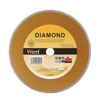 Disc diamantat, taiere marmura, granit, faianta Wert W2710-150, Ø150x22.2 mm Disc diamantat, taiere marmura, granit, faianta Wert W2710-150, Ø150x22.2 mm