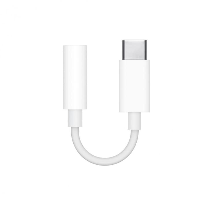 Cablu adaptor USB Type-C la mufa jack 3.5mm, pentru microfon si casti, alb, PlanetPhone