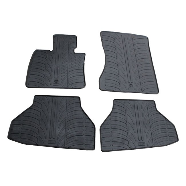 Set Covorase auto din cauciuc Gledring BMW X6 2008-2014 Automatic, negru, 4 buc