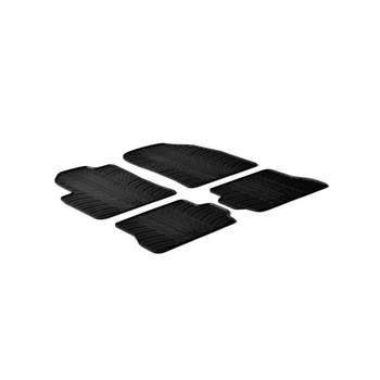 Set Covorase auto din cauciuc Ford Fiesta 01-08, Fusion 01- , negru, 4 buc Set Covorase auto din cauciuc Ford Fiesta 01-08, Fusion 01- , negru, 4 buc