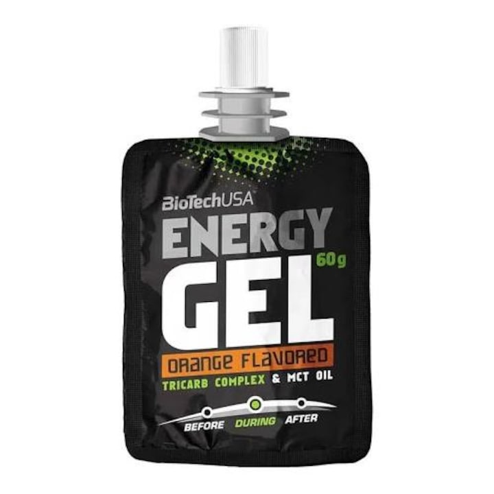 Хранителна добавка Energy Gel Orange 60 грама Bio Tech USA
