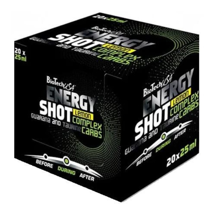 Supliment Alimentar Energy Shot 20 fiole Bio Tech USA