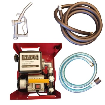 Pompa transfer combustibil 220V 550W Debit 60L/min. (Kit cu contor .furtun aspiratie 1.5M. furtun transfer 4M. Pistol) Pompa transfer combustibil 220V 550W Debit 60L/min. (Kit cu contor .furtun aspiratie 1.5M. furtun transfer 4M. Pistol)