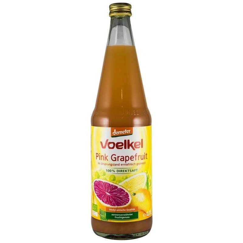 Suc bio de grapefruit roz Voelkel 700ml
