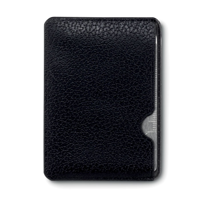 Cutit multifunctional de buzunar cu 11 functii, tip card, din otel inoxidabil, Dalimag, husa, Wallet Ninja