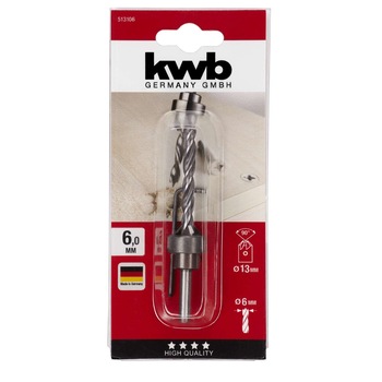 Burghiu pentru lemn 6mm + freza Sanfren, KWB High Quality Burghiu pentru lemn 6mm + freza Sanfren, KWB High Quality