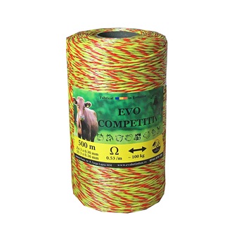 Fir gard electric Evo Competitiv 500 m, Zn 3 x 0.30 mm, SS 3 x 0.16 mm, 100 kg, 0.53 Ω/m Fir gard electric Evo Competitiv 500 m, Zn 3 x 0.30 mm, SS 3 x 0.16 mm, 100 kg, 0.53 Ω/m