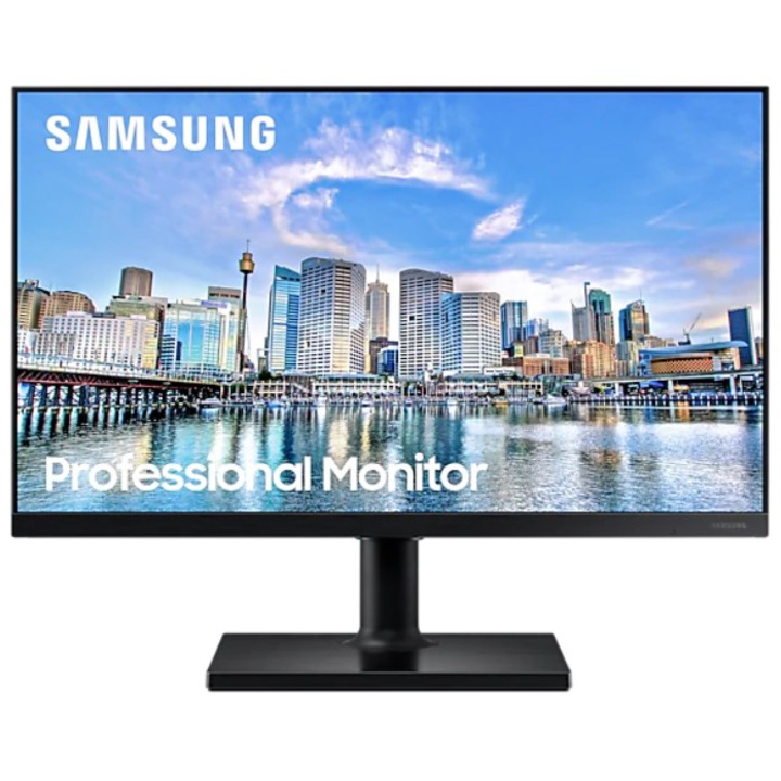 Samsung LF22T450FQUXEN LED Monitor, 21.5", IPS, Full HD, DisplayPort, FreeSync, Fekete