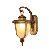 Aplica exterior maro antic ,1xe27 ,sticla si aluminiu ,220v