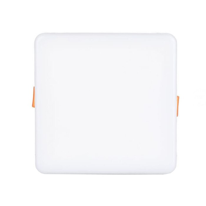 Panou LED mini, ajustabil, chip Samsung, 24W, patrat, lumina alba, calda, montaj incastrat