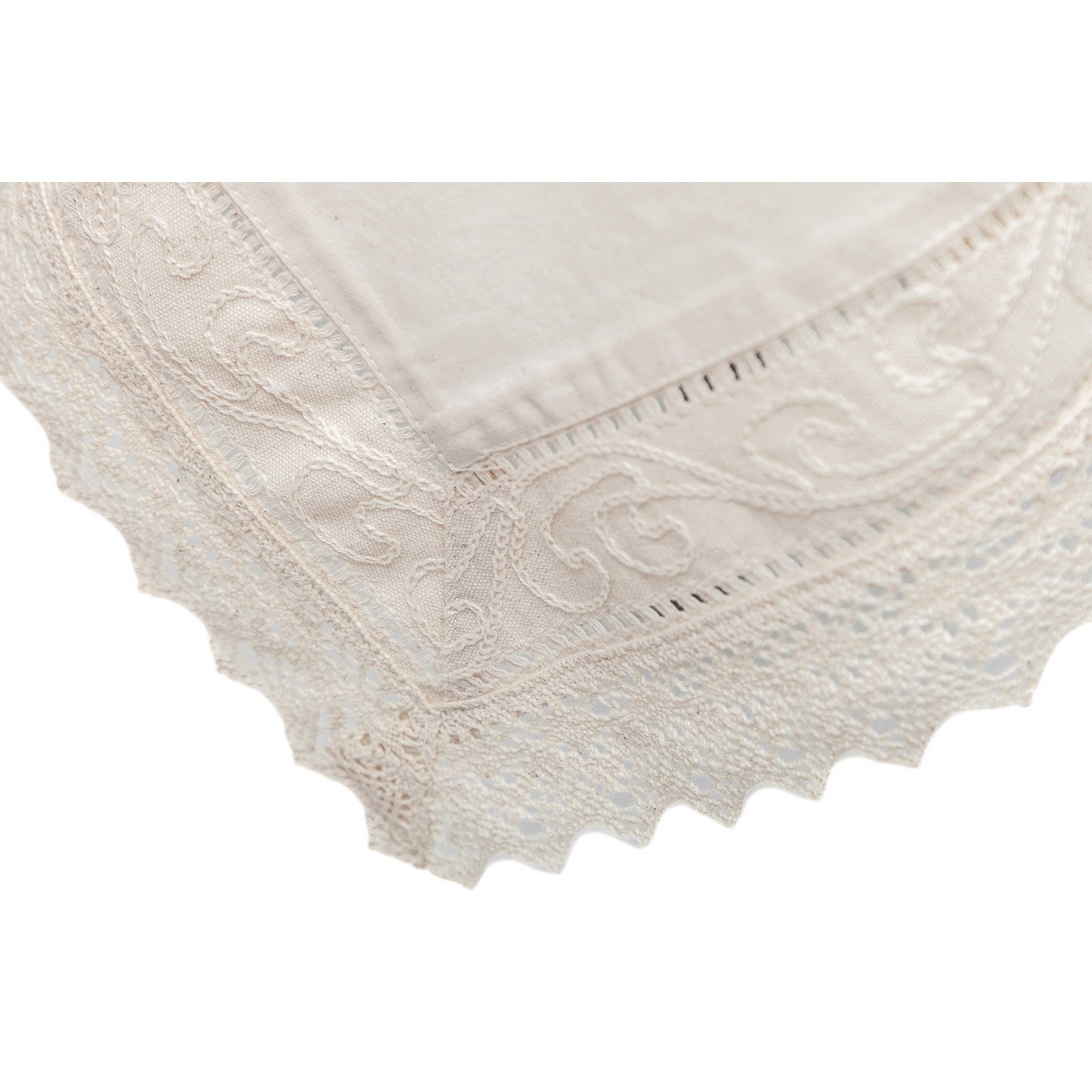 Fata de masa Valentini Bianco din bumbac 100% BK024 140x180 cm