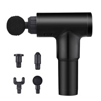 aparat de masaj gun 4 capete interschimbabile 6 trepte de viteza sport exercitii profesional negru  selling depot imagen 2_0_
0