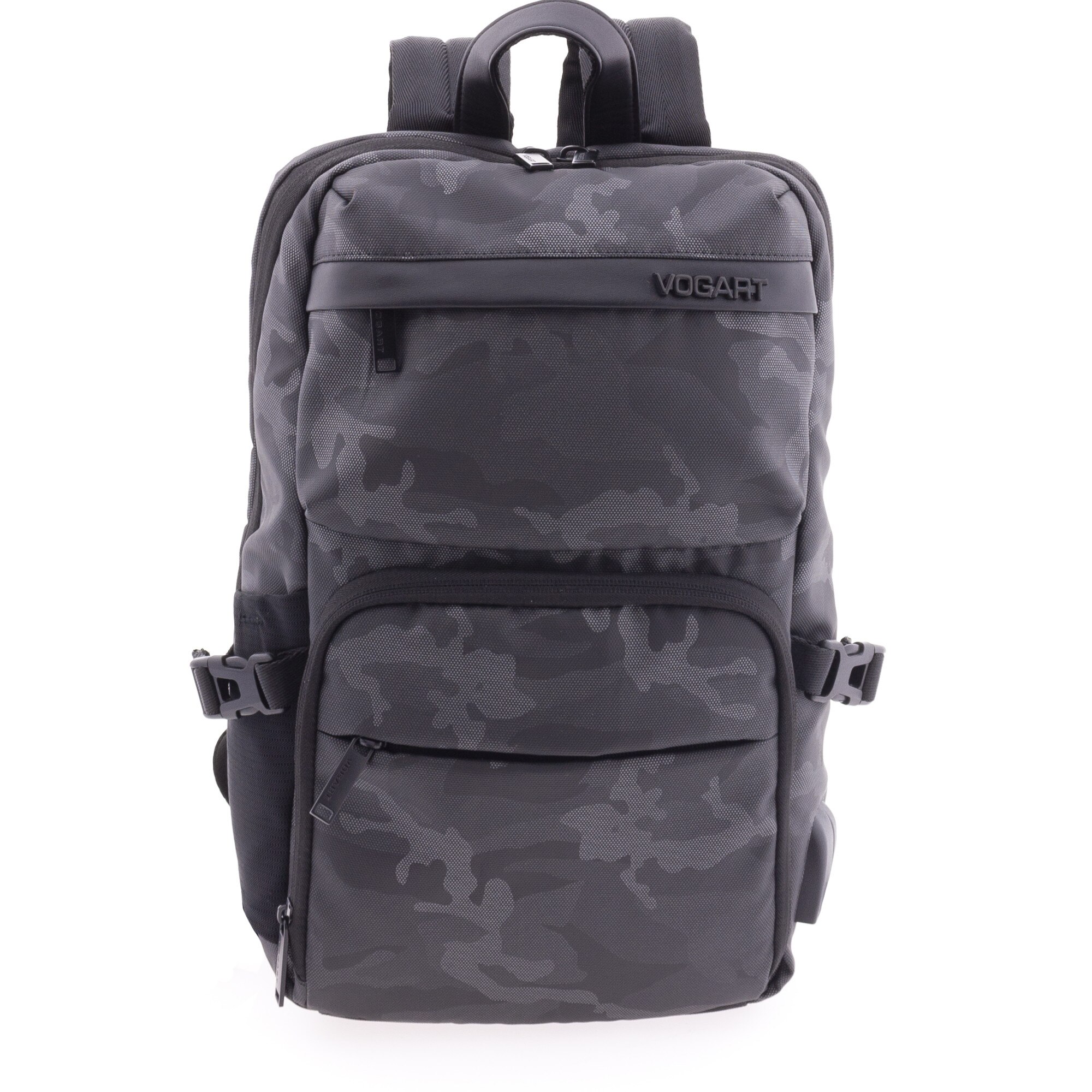 Rucsac Vogart, Poliester, Compartiment laptop 12 inch, Gri