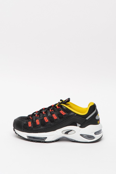 Puma, Pantofi sport din piele ecologica Cell Endura Rebound, Negru, 4