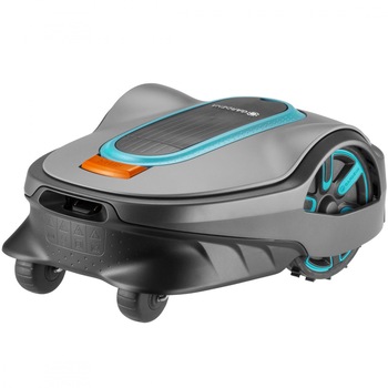 Masina de tuns iarba Gardena Sileno Life 750, robot, 4 roti, lame otel Masina de tuns iarba Gardena Sileno Life 750, robot, 4 roti, lame otel