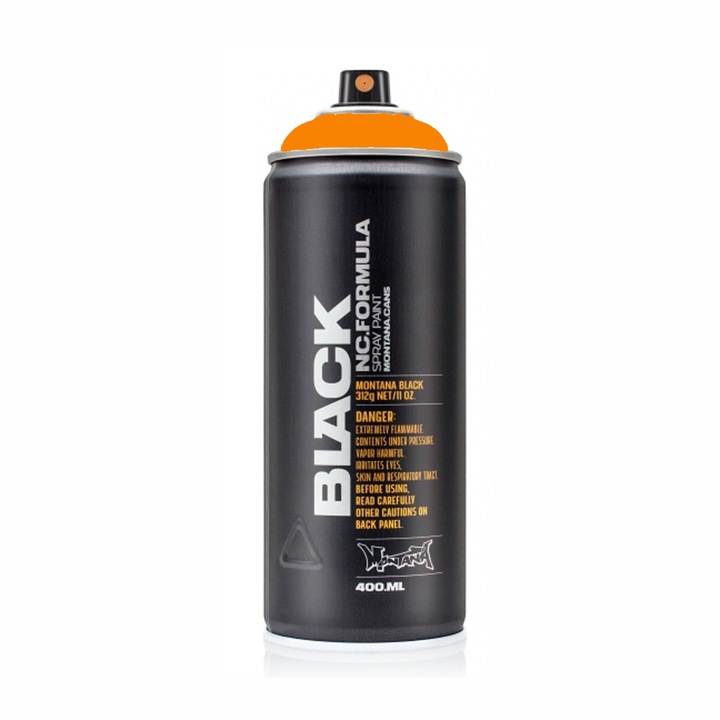 Vopsea spray pentru graffiti, Montana Black, Clock orange, 400ml