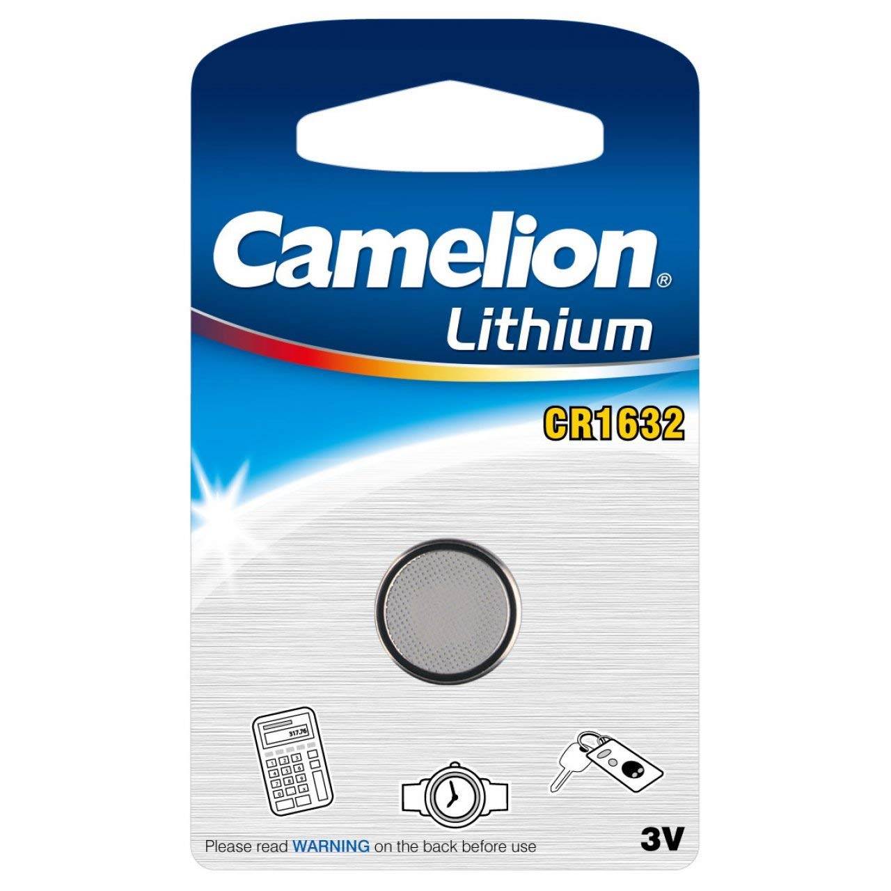 Baterie litiu Camelion 1632 , 3 V , 130 mAh pentru ceasuri , jucarii , telecomenzi auto