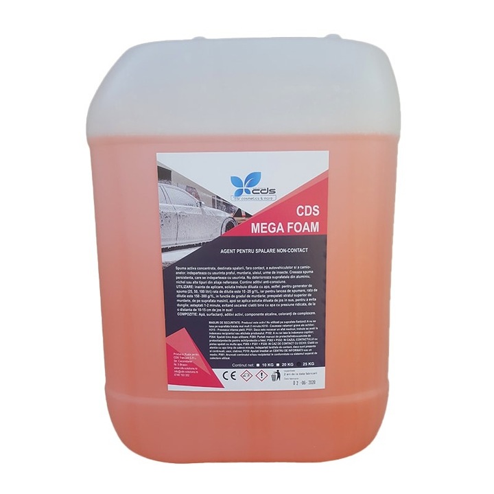 Spuma activa pentru spalat auto CDS Mega Foam 25Kg