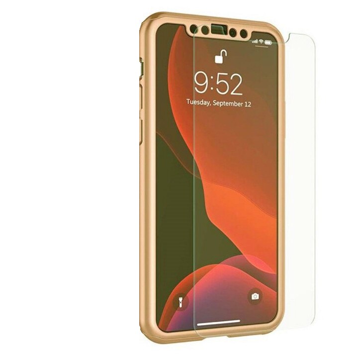 Husa 360 pentru iPhone 11 Gold