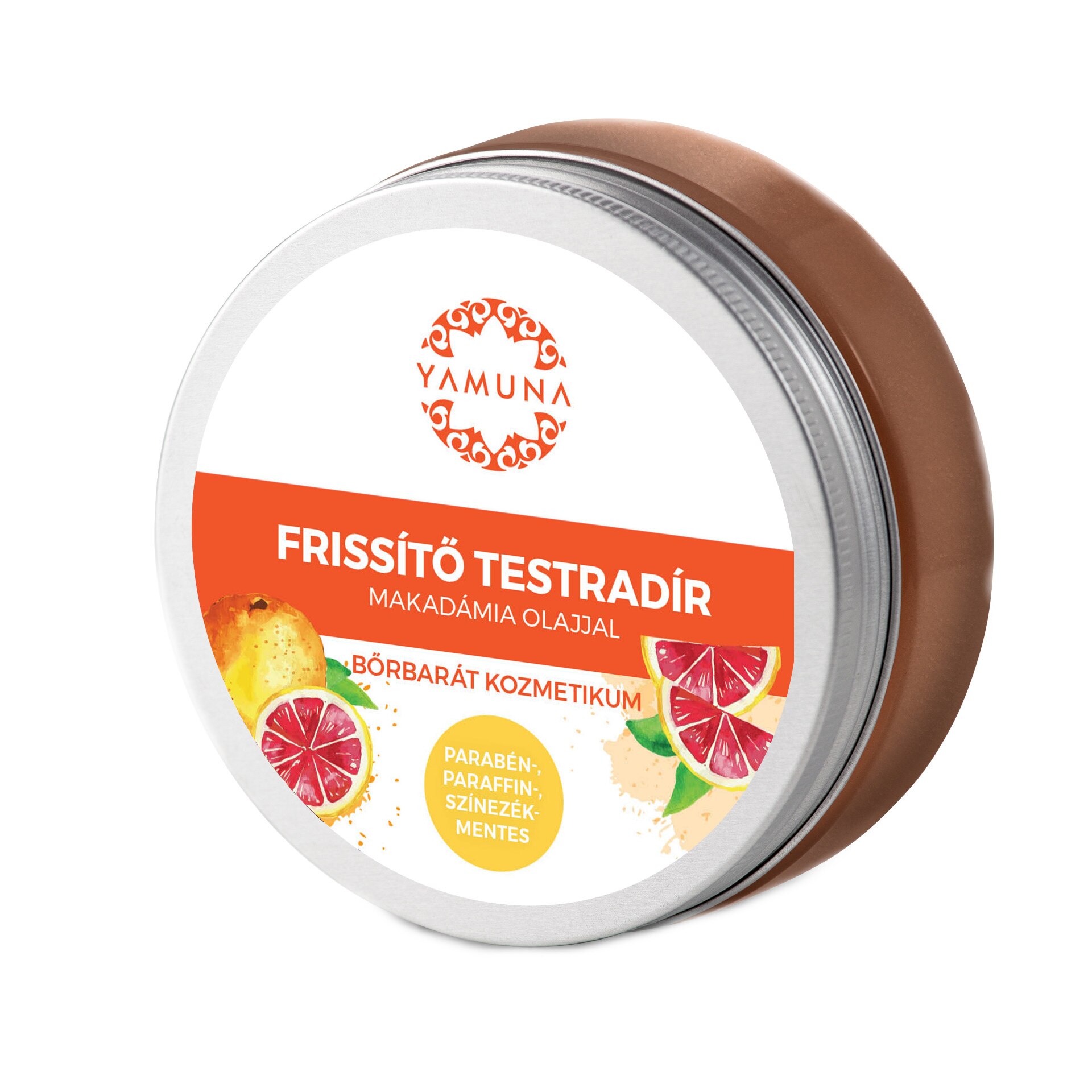 Gel abraziv cu ulei de macadamia, Yamuna, 200 ml