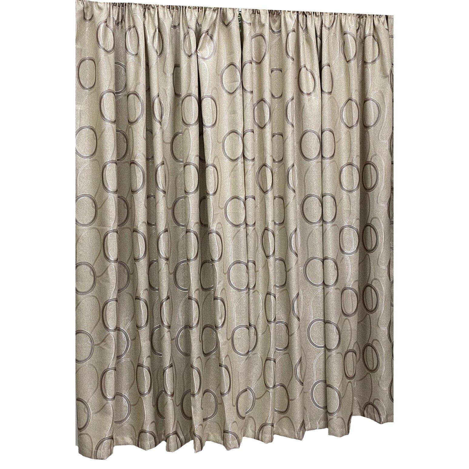 Set draperie blackout, beige 